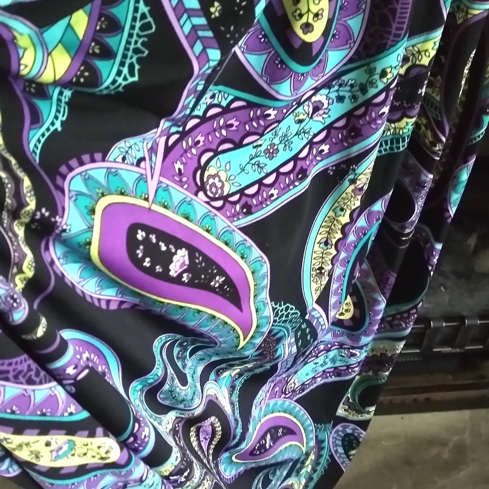 Candies paisley halter maxi dress medium - Picture 3 of 5